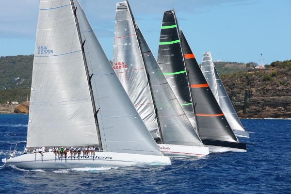 Bella Mente and other IRC competitors starting at the RORC Caribbean 600 in February (Photo Credit: Tim Wright/photoaction.com). 