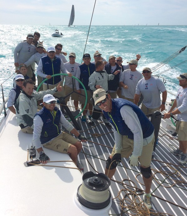 Bella Mente Racing after claiming class victory at Quantum Key West Race Week (Photo Credit: Rob Ouellette)