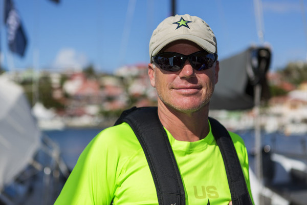 Terry Hutchinson at the 2014 Les Voiles de St Barth (Photo Credit: Jouany Christophe)