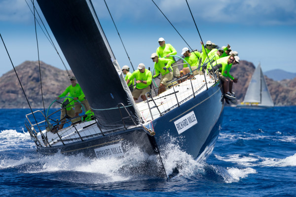Bella Mente during the 2014 Les Voiles de St. Barth (Photo Credit: Jouany Christophe)