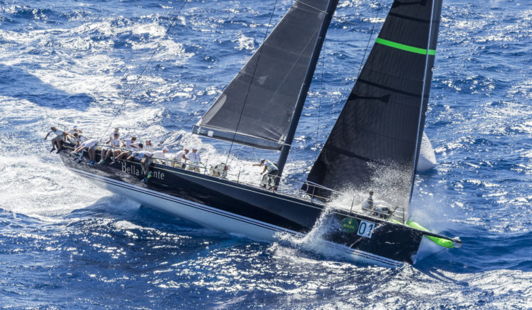 Bella Mente during day two of racing (Photo Credit: ROLEX / Carlo Borlenghi)